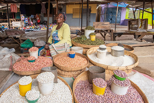 Besuch eines lokalen Dorfs